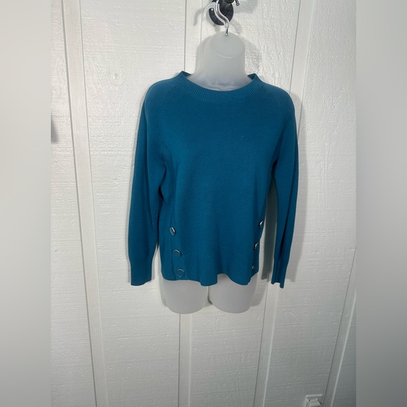 Talbots Sweaters - Talbots Green Long Sleeve Crew Neck Sweater Size Small Petite EUC